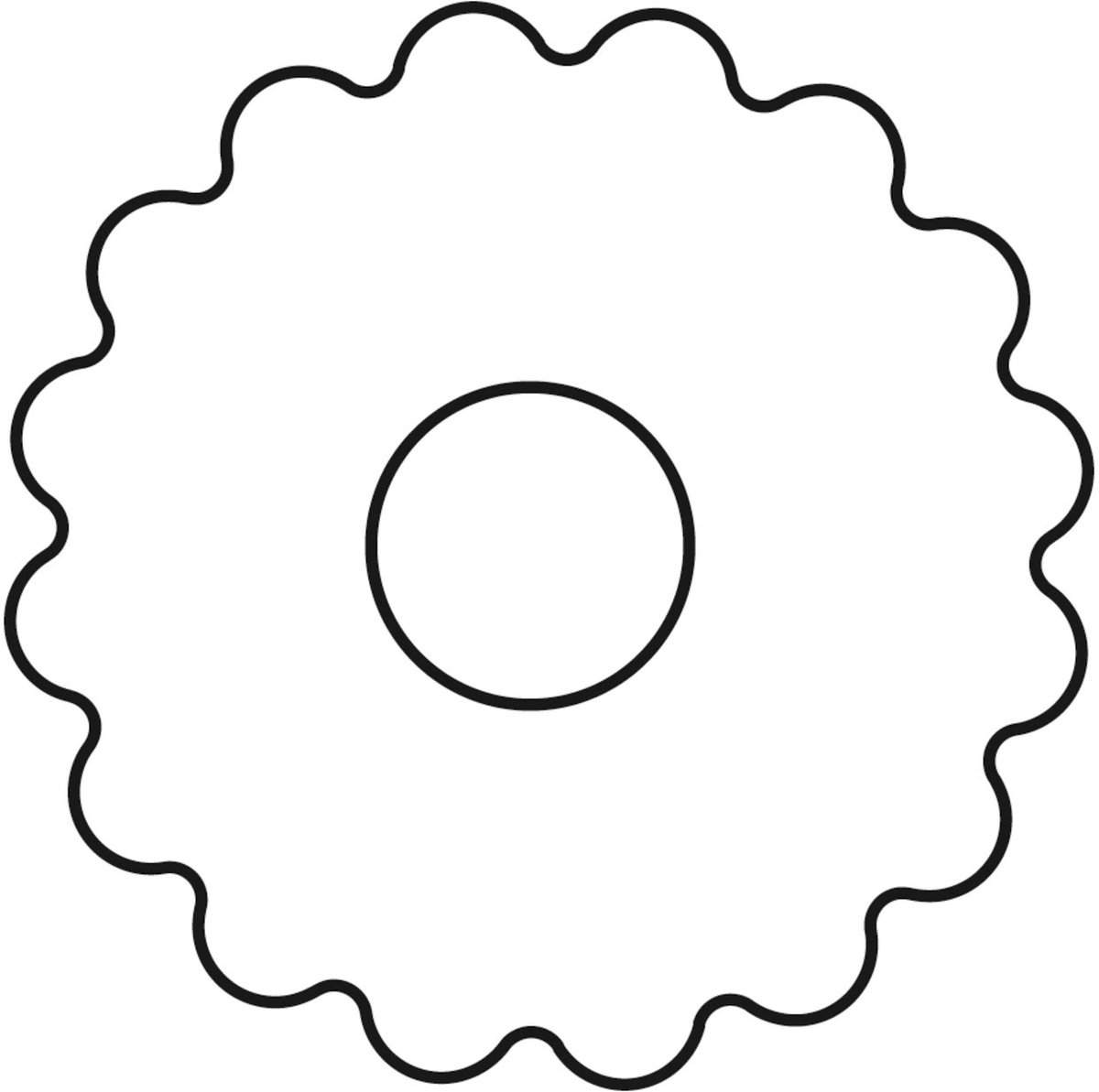 Originele Kaiser koekjesvormpjes bakaccessoires, staal, zilver, 5 cm
