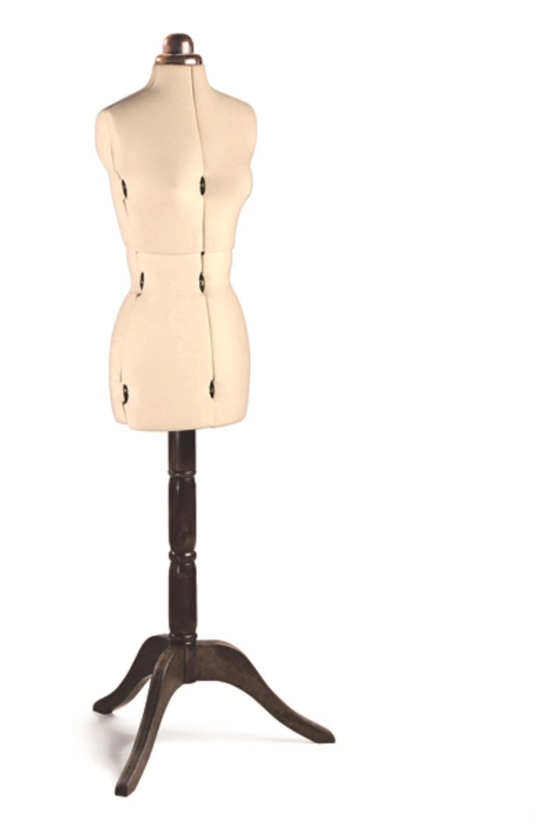Lewenstein Lady Valet verstelbare dames Paspop Wit Medium