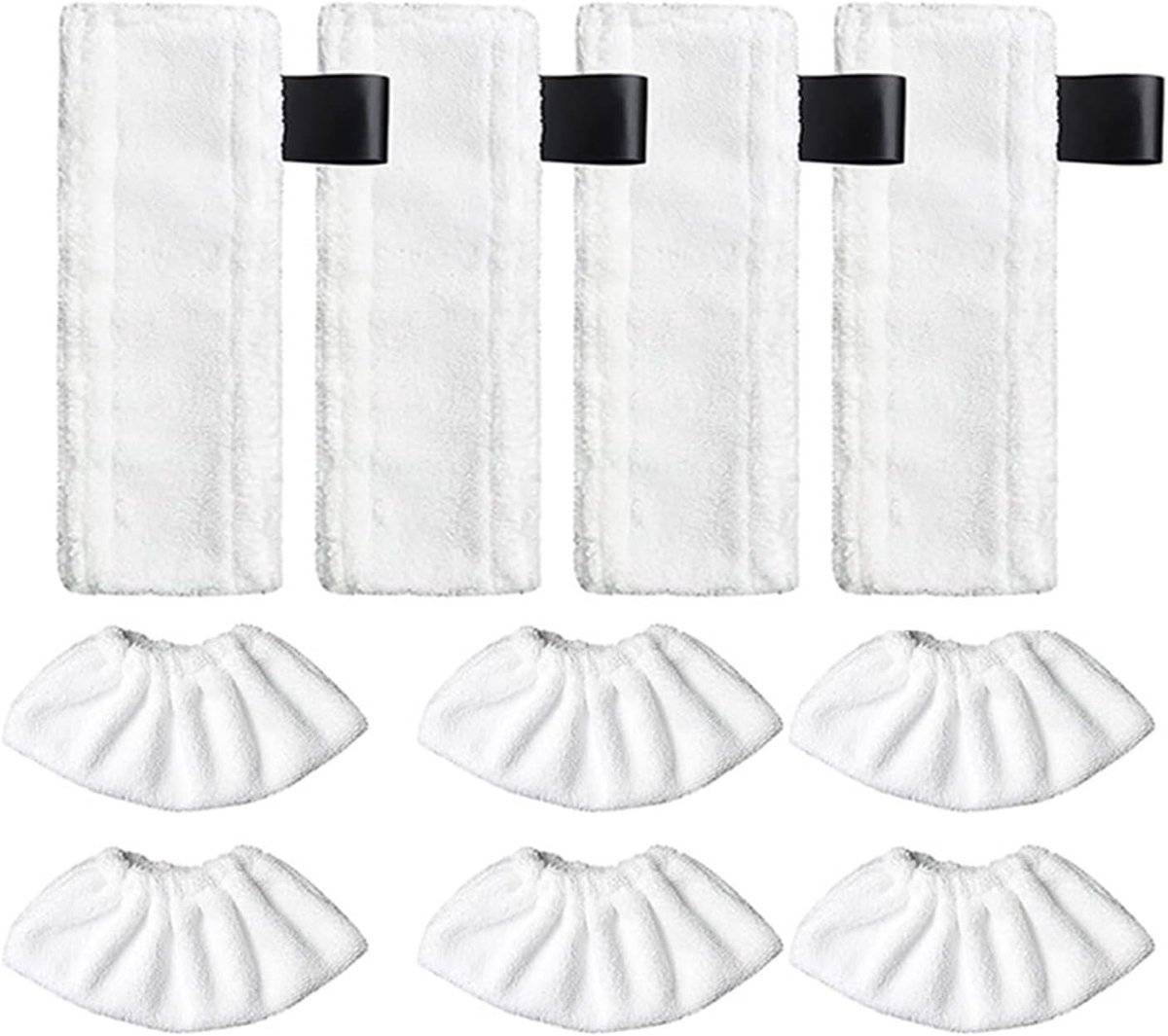 Stoomreinigeraccessoires - Accessoires Set Geschikt Voor Kärcher Easyfix SC2, SC3, SC4 & SC5 - Stoomreinigeraccessoires - Vervangende Microvezeldoekjes - Mop Pad Dweil - Vloerreinigeraccessoires - Dweilen & Vloerwissers