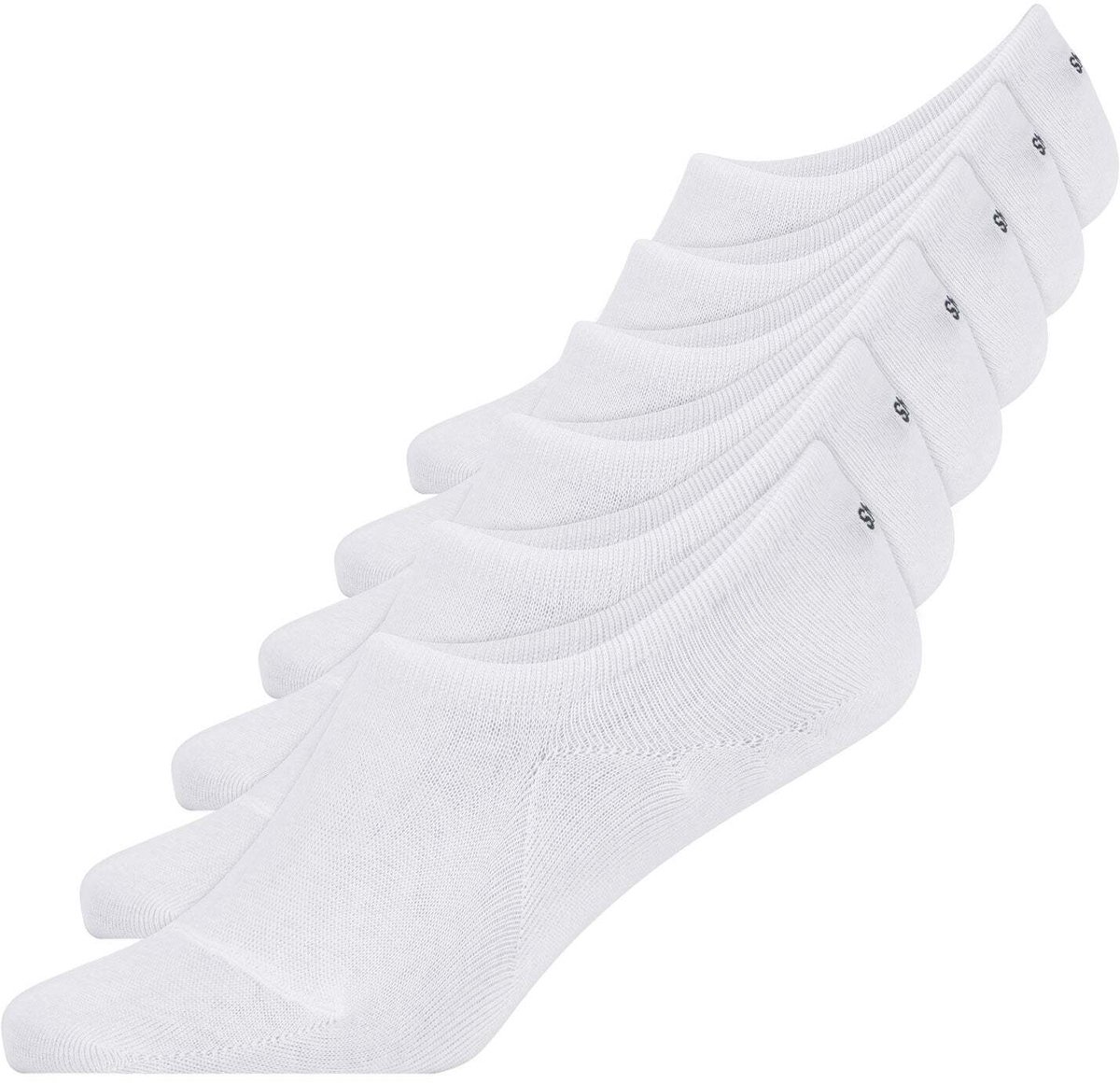 SNOCKS Premium Footies - Bamboecellulose Sokken - Enkelsokken Heren & Dames - Onzichtbare Sneakersokken - Ademend - 6 Paar
