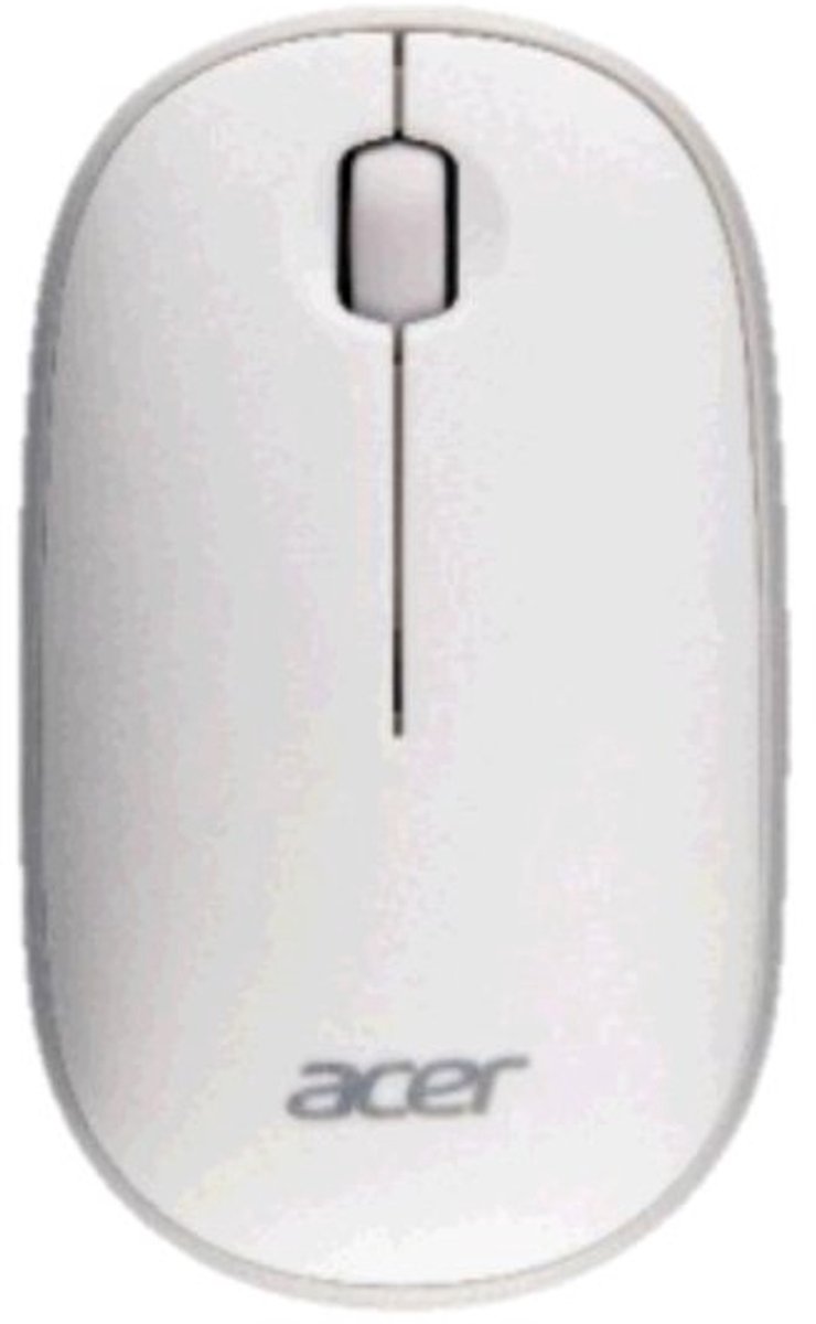 Acer draadloze bubbelmuis - AMR100 wit (winkelverpakking) universeel tweehandig RF draadloos optisch 1600 DPI
