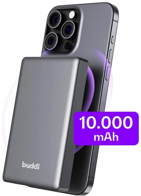 Nexode Mini Batterie Externe Magnétique Sans Fil 5000Mah 15W Power Bank