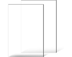 2-Pack 24x36 Inch 1/4 Inch Heldere Perspex Acrylplaten, Transparant Plastic Voor Handwerk, Diy Display, Fotolijstglas