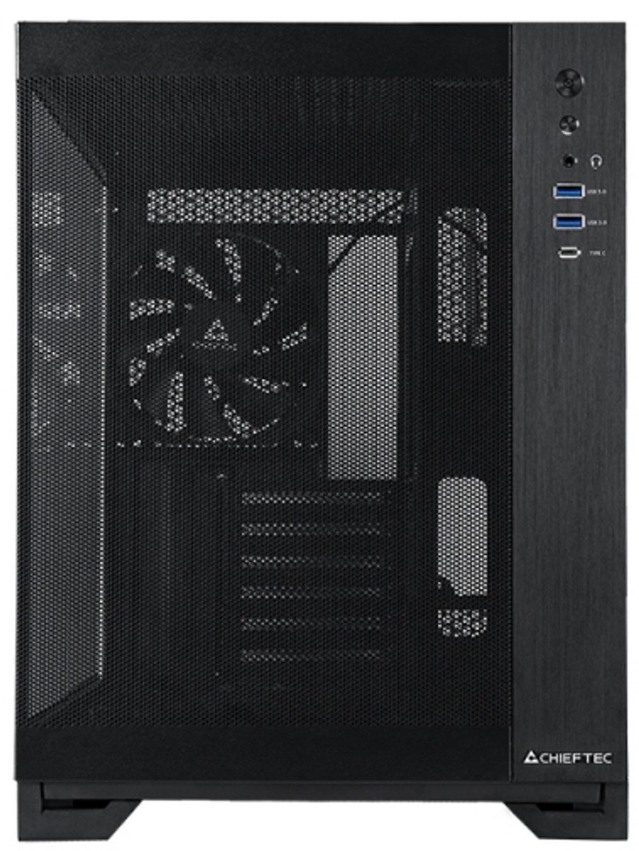 Chieftec Visio Air Black Gaming Dual-Chamber