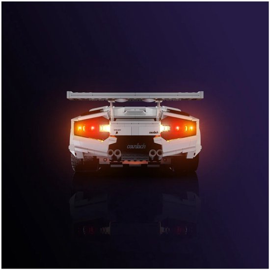 LMB 2.0 - Kit d'éclairage adapté à LEGO® Lamborghini Countach 5000 Quattrovalvole 10337