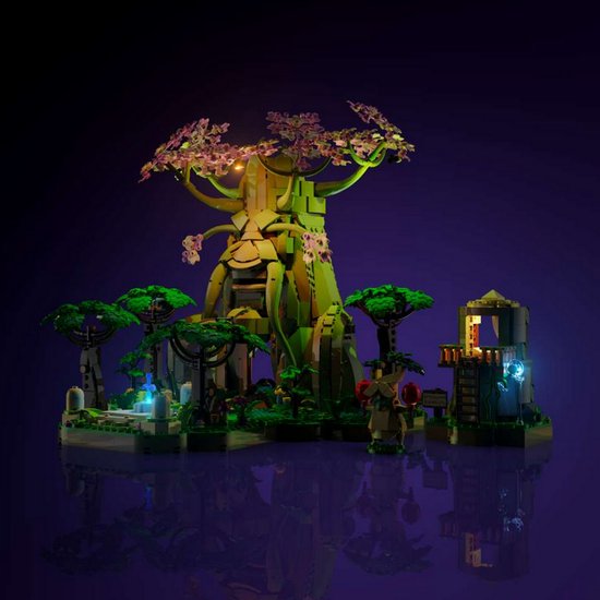 LMB 2.0 - Verlichtingsset geschikt voor LEGO The Legend of Zelda Great Deku Tree 2-in-1 - 77092