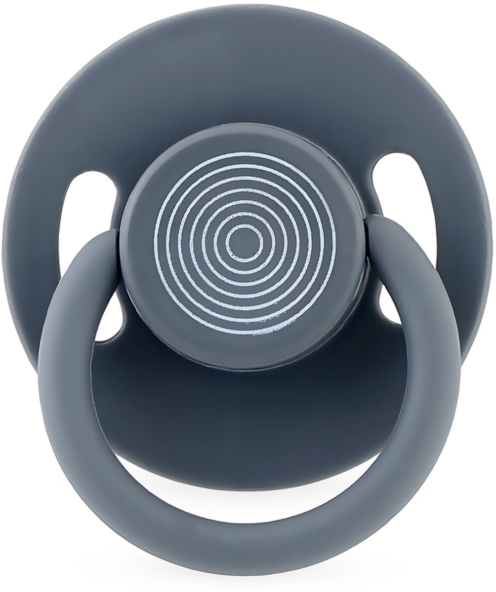 Weebaby Cool Grijsblauw No.3 18+ mnd Ronde Siliconen Fopspeen