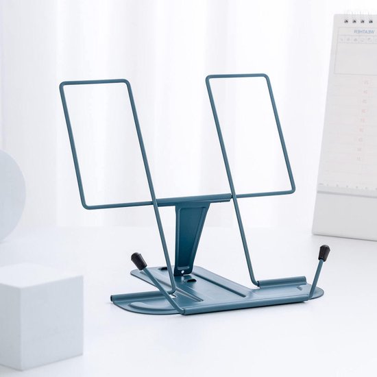 Boekenstandaard Bureau Boek Stand Metalen Lezen Lezen Stand Boek Houder for Bed Verstelbare Hoogte Draagbare Sturdy for Recept Tekstboek Document Boekhouder (Color : Pink
