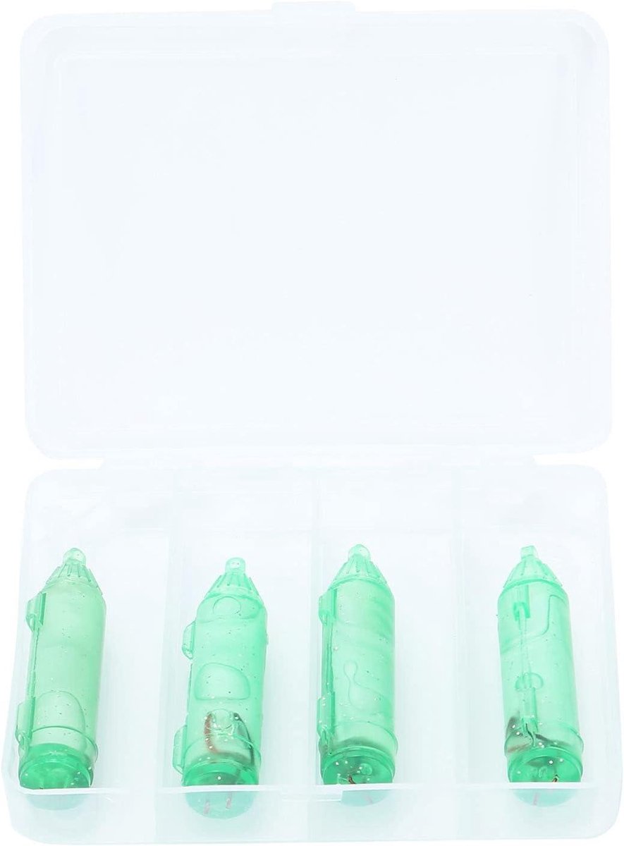 Allecto Plus - 4 Stuks Viskunstlicht LED Viskunstlicht Onderwater Viskunstlamp Handig Draagbaar Waterdicht Groen Met Doos