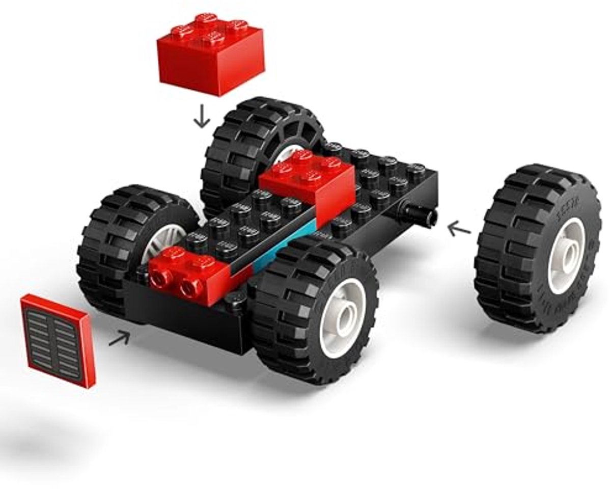 LEGO City Rode tractor met aanhanger en schapen - 60461 — afbeelding 20
