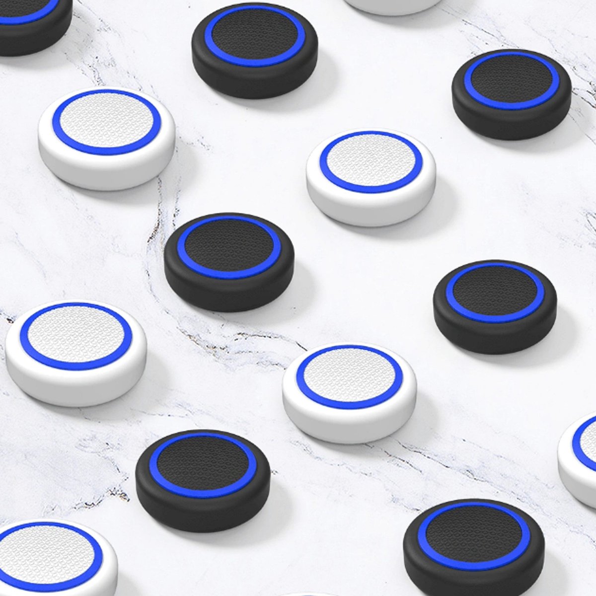 PS5 Controller Accessoires - 4x Siliconen Thumbstick Covers voor DualSense - Verbeterde Grip & Precisie | Anti-Slip & Comfortabel thumbnail 4