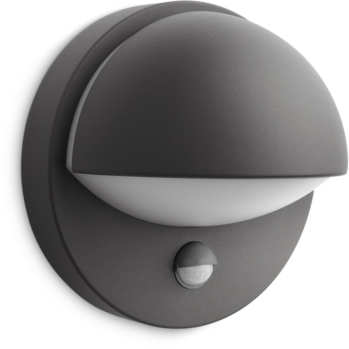 Bol.com Philips June buitenwandlamp met sensor - antraciet aanbieding