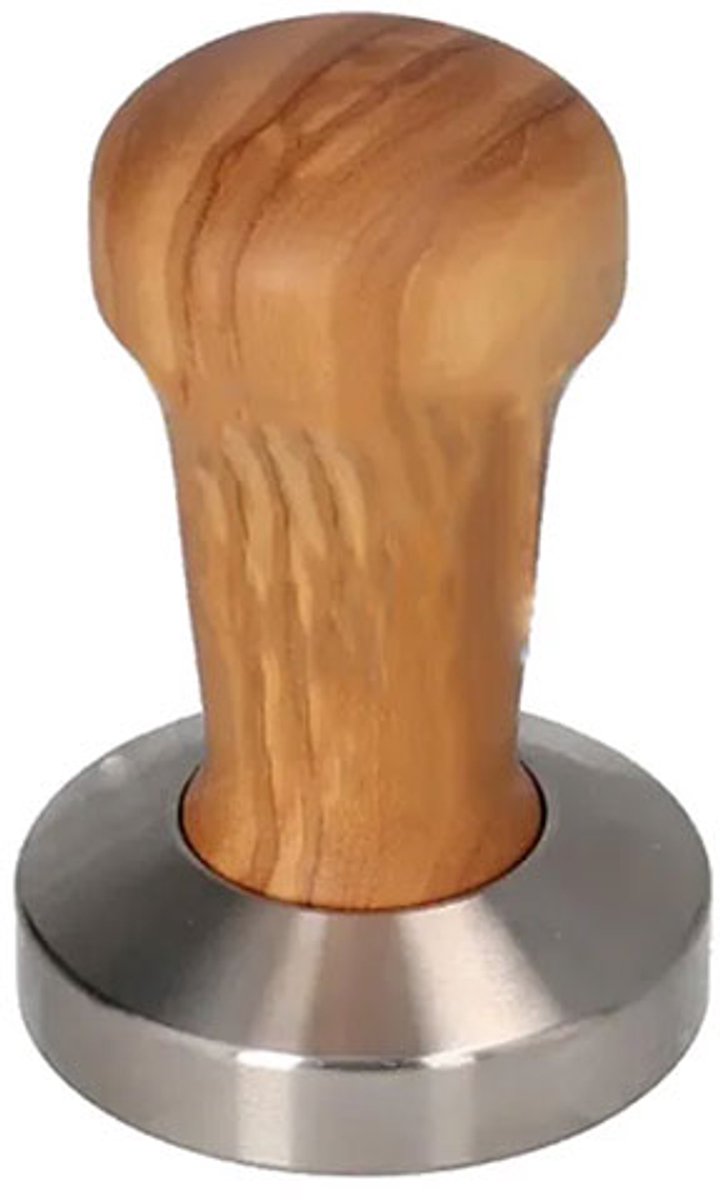 EDO Barista Tamper Olijfhout - Convex - 58mm