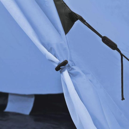 vidaXL - Tent - 4-persoons - blauw van Vidaxl — afbeelding 2