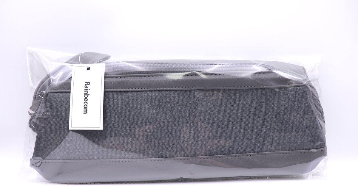 Rainbecom - Opbergtas voor Dyson Airwrap Haarstyler - 39x17x12.5 cm - Reisetui Supersonic - PU Leer & Fluweel - Waterdicht - Krasbestendig - Reistas voor Haarstylingtools – Donkergrijs - Föhn, Haardroger, Föhnborstel, Krultang & Stijltang thumbnail 2