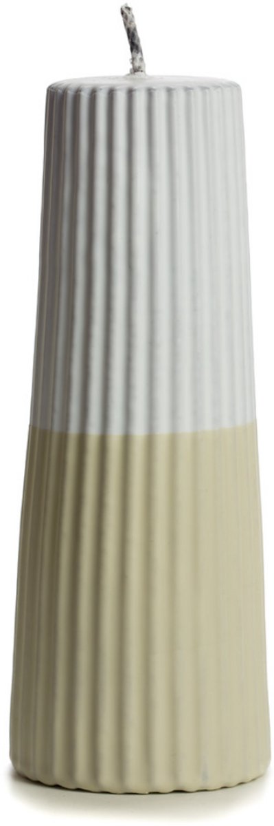 Rustik Lys Outdoor Pilaarkaars Grooved Zand
