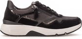 Gabor Rollingsoft Sneakers zwart Suede - Dames