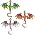 Broche Pins voor Vrouwen, Pterosaurus Gevormde Broche Emaille Vliegende Draak Broche Pin voor Vrouwen Mannen Unisex Party Dagelijks Casual Revers Pin Gift, Metaal