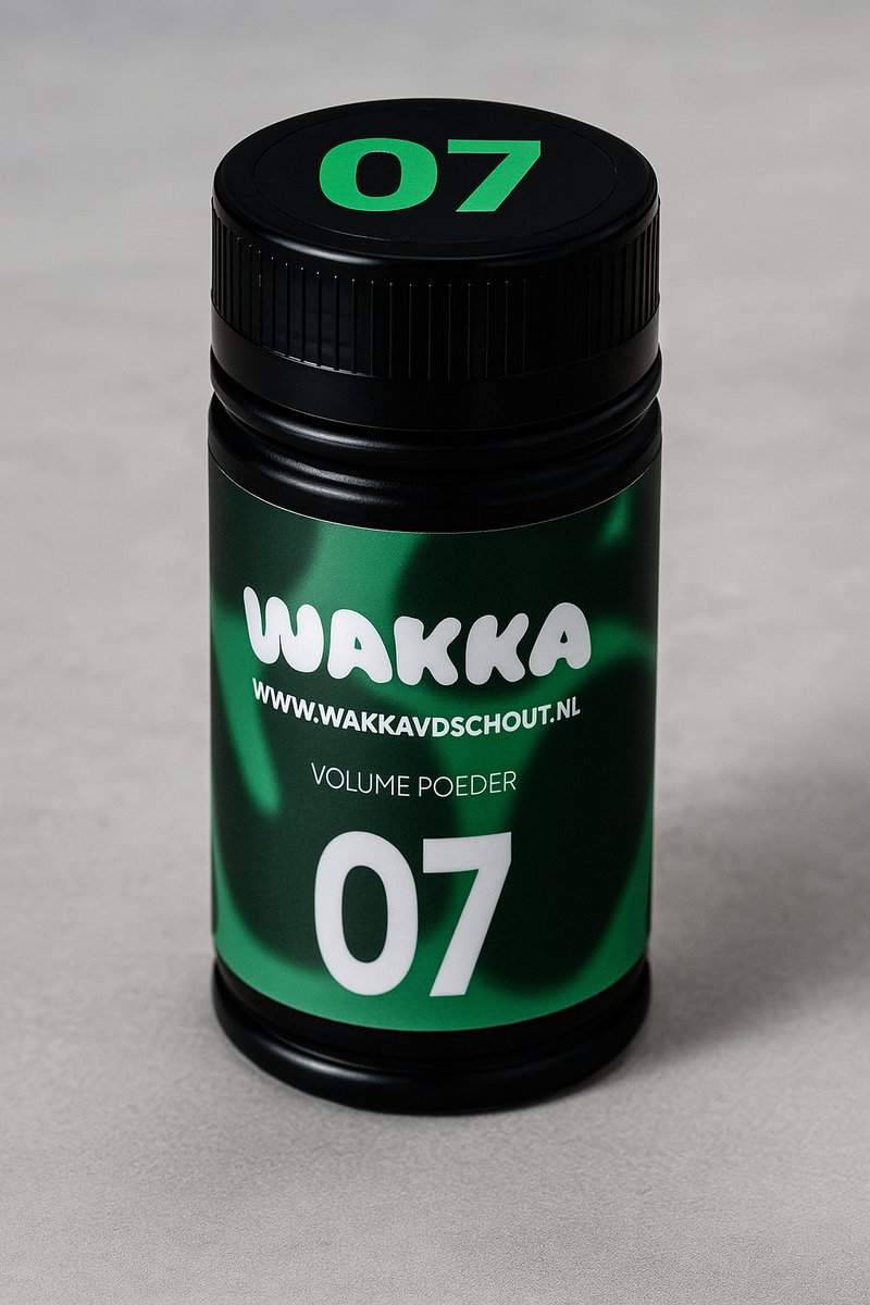 WAKKA 0.7 Volumepoeder – Instant Volume & Textuur – 20 gr – Matte Finish – Voor Fijn Haar