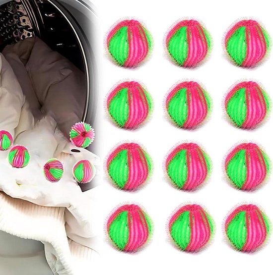 Foto: Allecto plus herbruikbare haarvangers 12 stuks voor wasmachine opvangen van dierenharen geschikt voor hondenharen en kattenhaar pluche kledingbescherming