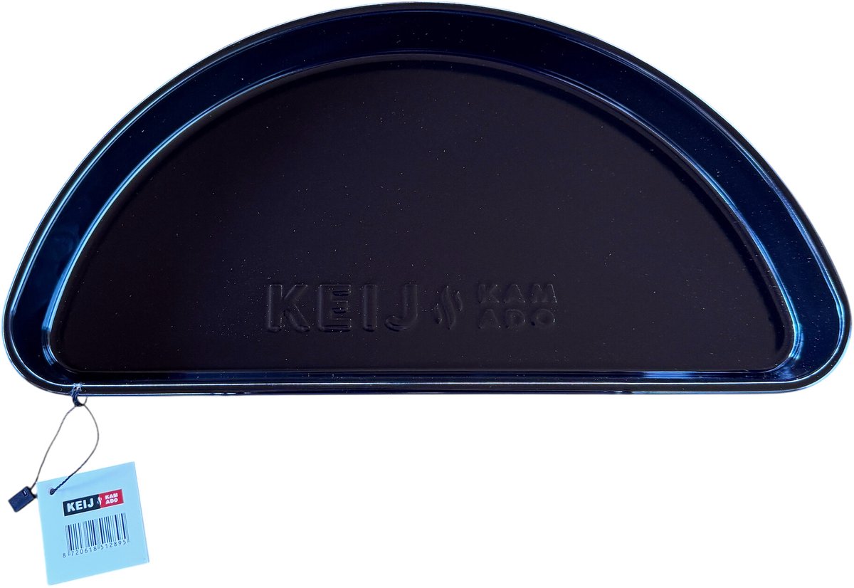 Keij Kamado BBQ Lekbak / Drip Tray Halve Maan Large - Emaille - voor 21 inch Kamado's - Universeel