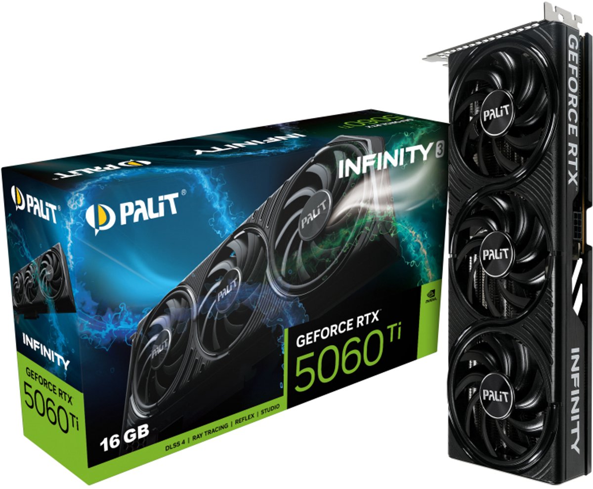 Palit GeForce RTX 5060 Ti Infinity 3 NVIDIA 16 GB GDDR7
