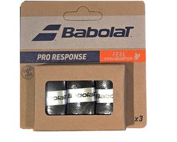 Babolat Pro Response overgrip x3 - kleur zwart - 3pcs