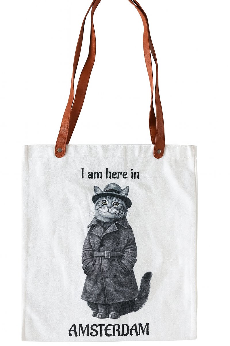Canvas Tote Bag - Kat Design