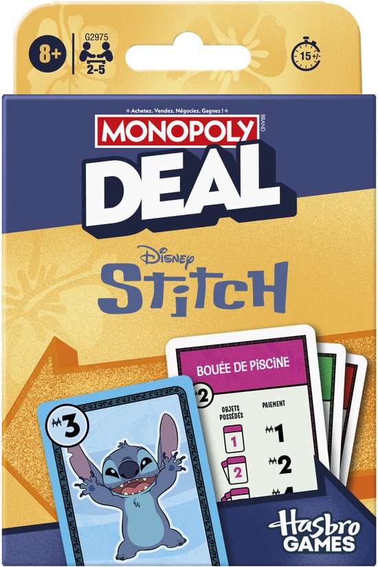 Monopoly Deal: Disney Stitch-editie,