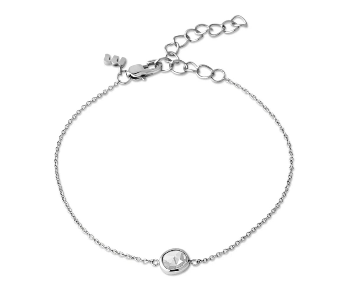 Melano Jewelry - Friends - Scarlett armband - Abigail oorbellen - Layla ketting - Zilver - Crystal - Set