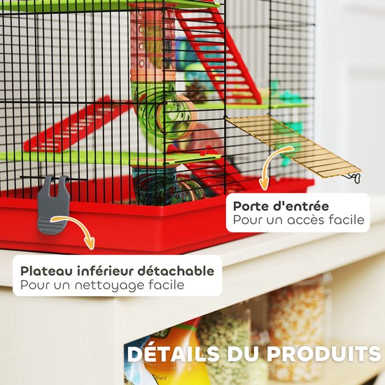 Hamster in Een Kooi in Een Wiel. Knaagdieren Stock Afbeelding