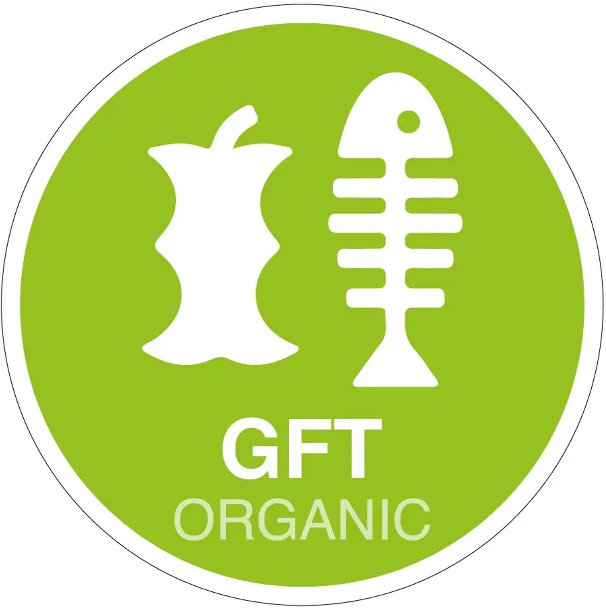 GFT afval sticker | 10 cm