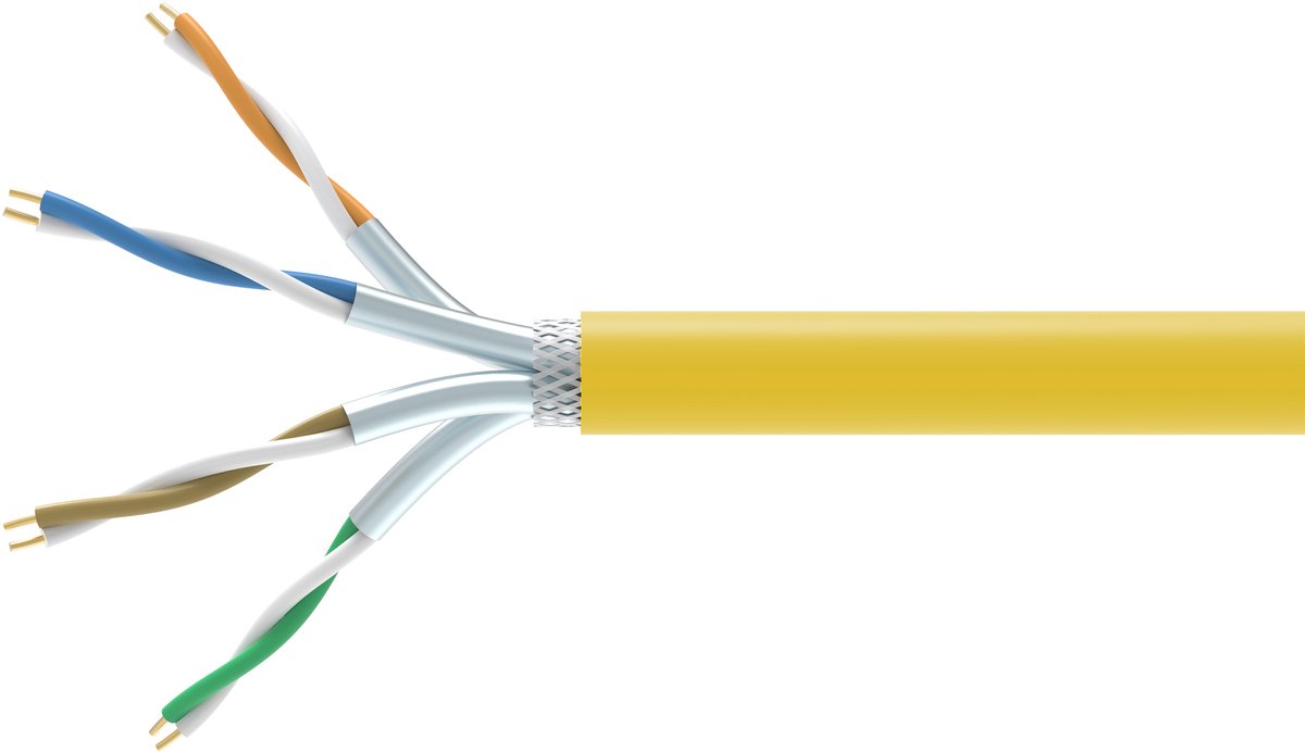 Equip 404563 netwerkkabel Geel 1000 m Cat7a S/FTP (S-STP)