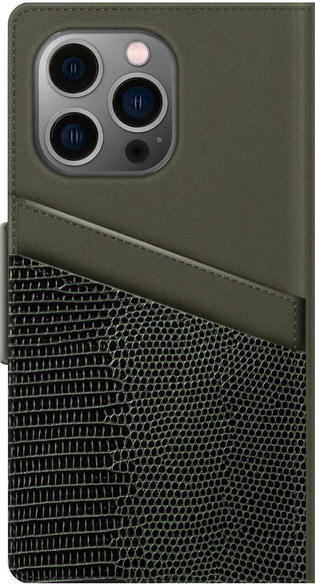 iDeal of Sweden - iPhone 13 Pro - 2 in1 Magnetisch boekhoesje LEER - Groen