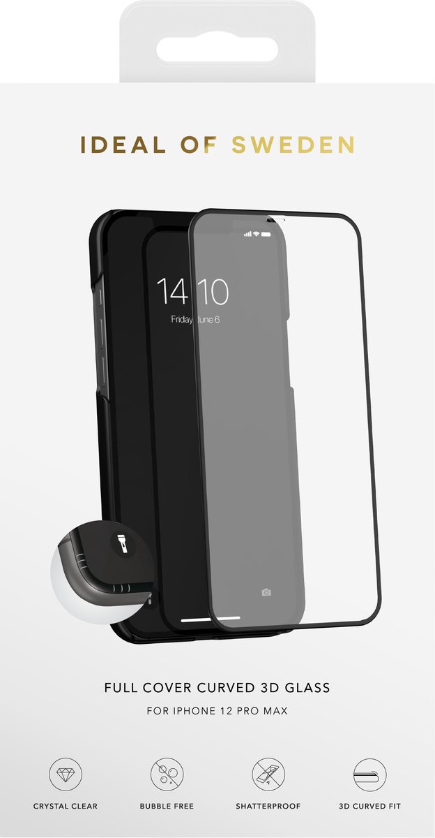 iDeal Of Sweden Ideal Full Coverage Glass iPhone 12 Pro Max Glass
