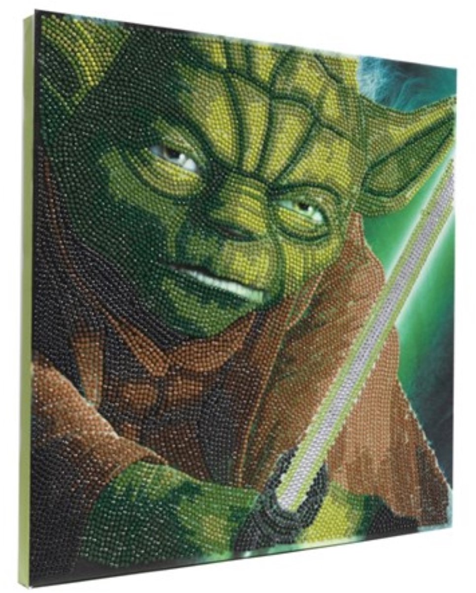 Crystal Art Kit Star Wars: Yoda (30x30/partial)