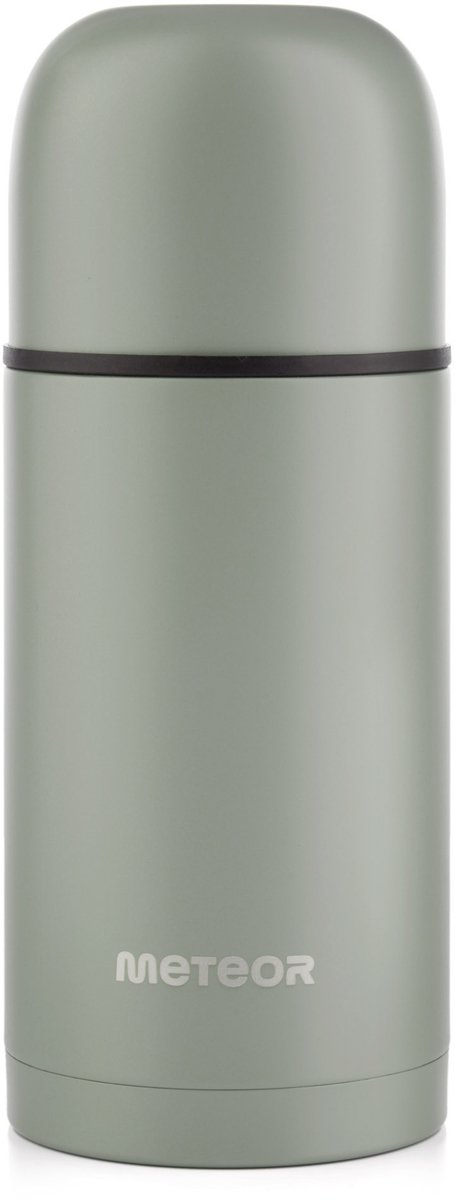 Meteor - Thermosfles 750 ml - 24 Uur warm - Gemaakt van roestvrij staal - Nauw - Khaki