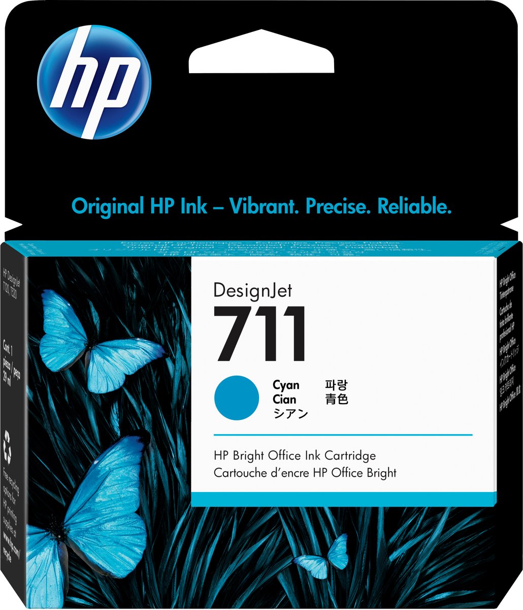 HP 711 - Inktcartrige / Cyaan