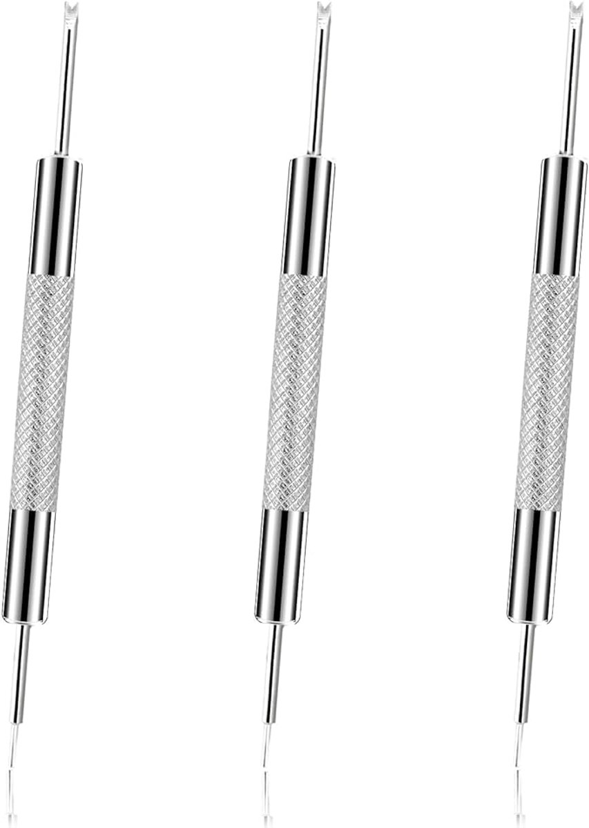 Dolaso 3 stuks horlogeband gereedschap-horloge veer naald gereedschap-horlogeband gereedschap-veer naald schaar-roestvrij staal horloge reparatie gereedschap set-horloge vervanging gereedschap