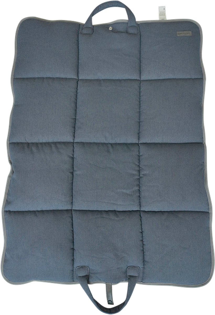 Animal Boulevard Home&Away Hondenkussen Reismat 2-Zijdig - Kleur: Donkergrijs - Maat XS: 75x50 cm