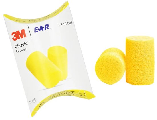 3M EAR Classic oordoppen - slapen - herriestopper - 60 paar - Bol