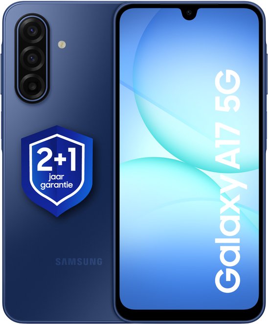 Samsung Galaxy A17 5G - 128GB - Blue + 1 jaar extra garantie