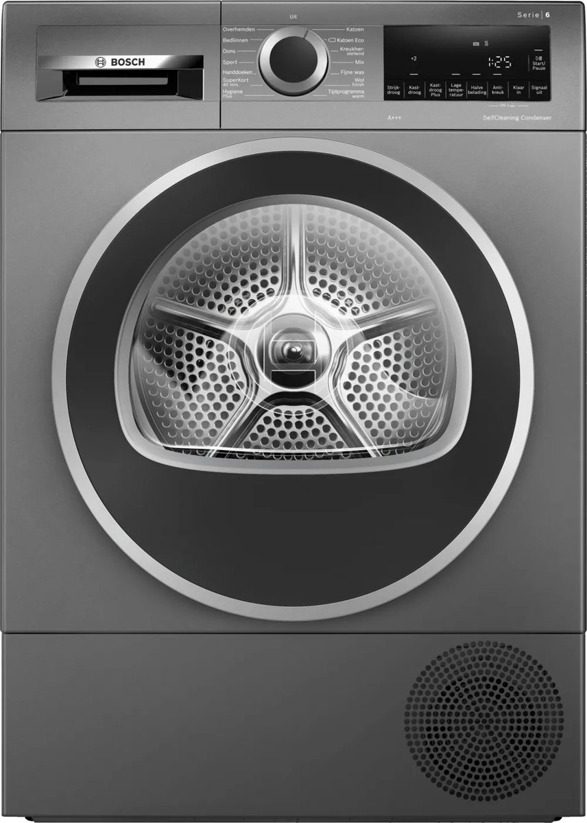 Bosch WQG235DINL Warmtepompdroger A+++ Zwart