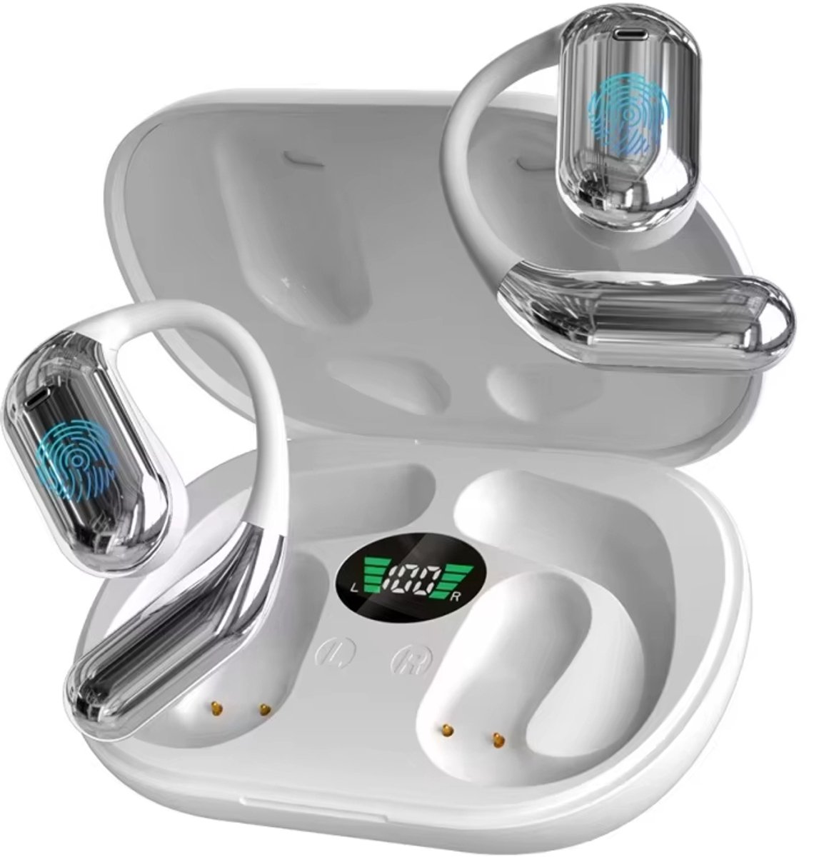 3-in-1 Vertaal Oordopjes 144 Talen Real-time