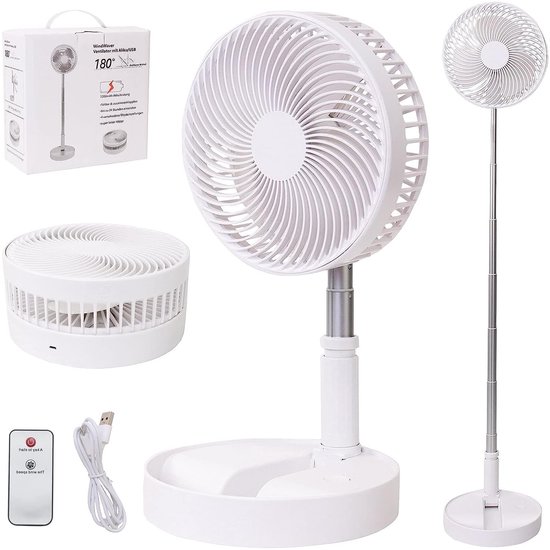 3-in-1 oplaadbare en inklapbare ventilator Innovagoods