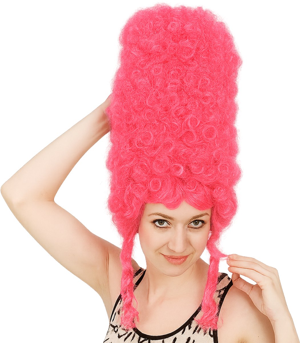 Roze Marie Antoinette Pruik – Verkleed & Feest Pruik – Carnaval & Themafeest