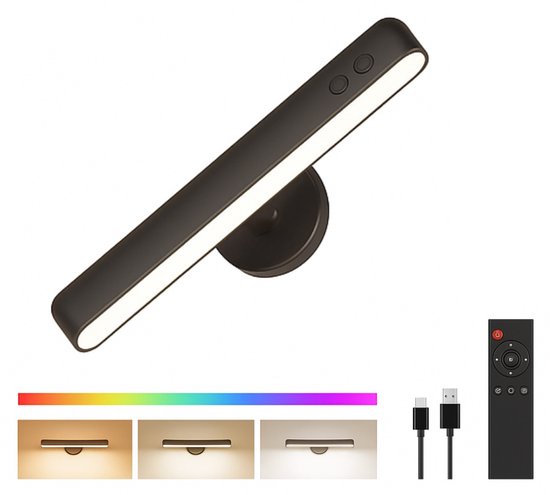 Appliques Murales À Piles, Applique Murale Sans Fil Rechargeable Avec