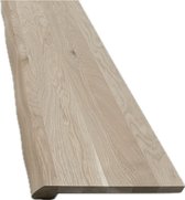 Overzet vensterbank eiken | Boomstamrand | 100 x 29cm | Vensterbank | Hout | Eiken | Rustiek en sfeervol | Overzetmodel