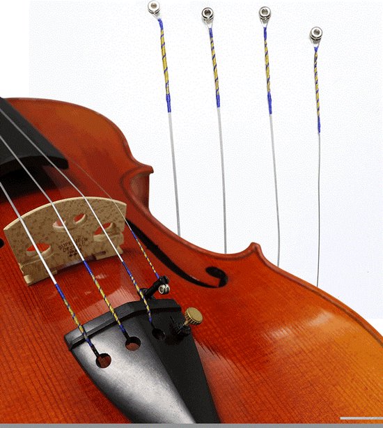 WK Premium aluminium-magnesium vioolsnaren – 1/4 tot 4/4