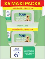 Page Aloe Vera - Maxipack - Papier Toilette Humide - 74 x 6 pièces